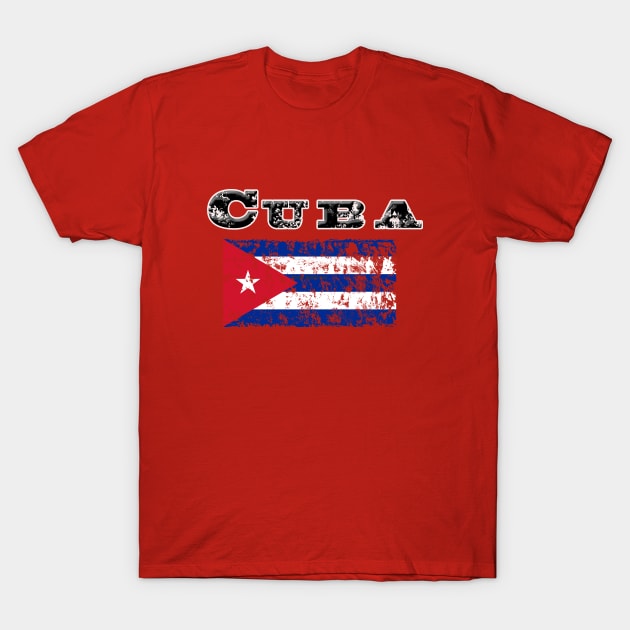 Cuba Flag T-Shirt by DougB